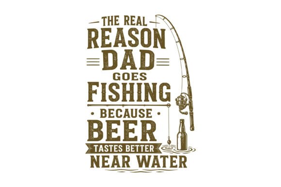 Fishing Humor Graphic for Local Branding