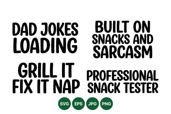 Funny Dad Quote SVG Design