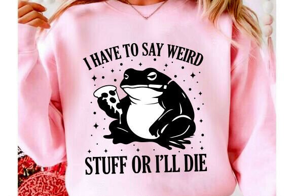 Funny Frog Graphics for T-Shirt Designs
