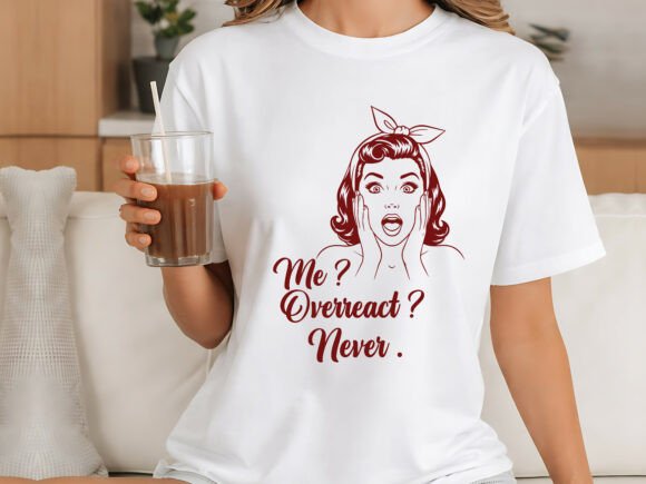Funny Retro Woman Quote SVG Graphics for T-Shirt Designs