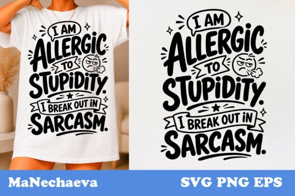 Graphic Asset for Bloggers: Funny Sarcastic Quote SVG
