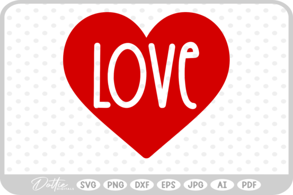 Heart Love Quote Graphics for Modern Design Projects