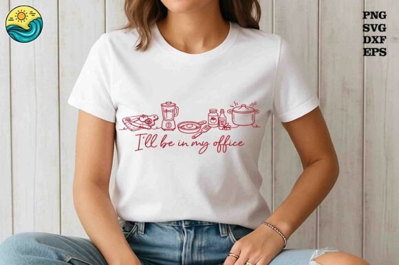 Kitchen Office SVG for T-Shirt Graphics