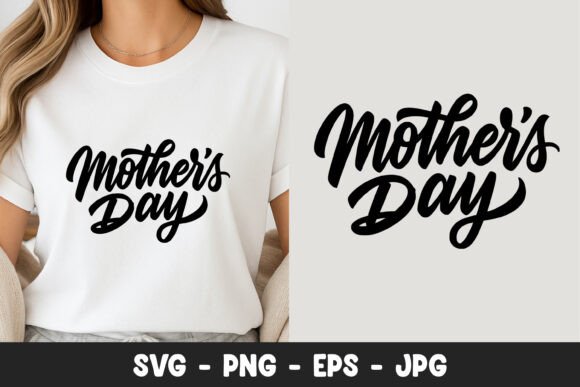 Mothers Day Stylish Script Quote Graphics for Branding