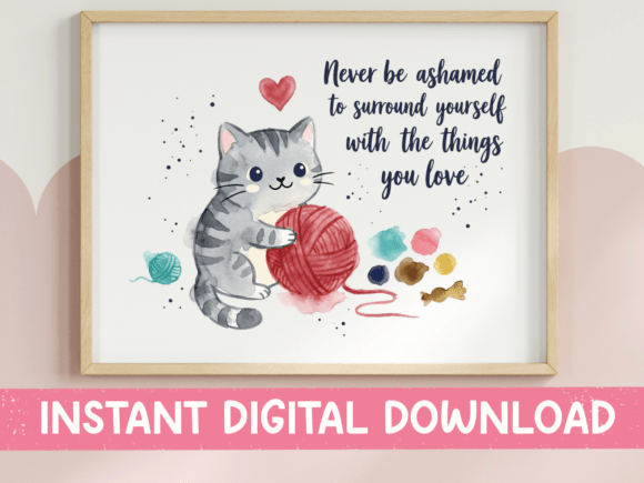 Never Ashamed Cat Toys Quote SVG: A Graphic Asset for T-Shirt Designs