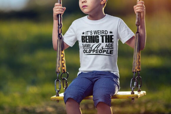Same Age As Old People Quote Graphic